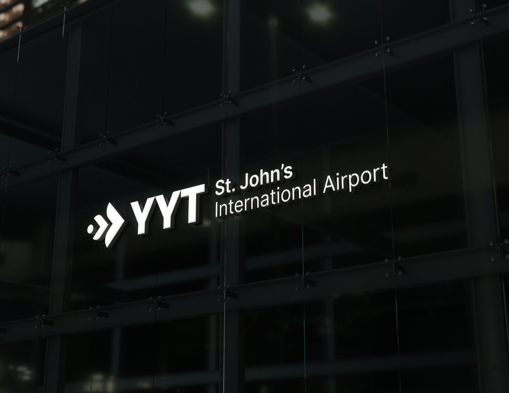 Illuminated terminal signage