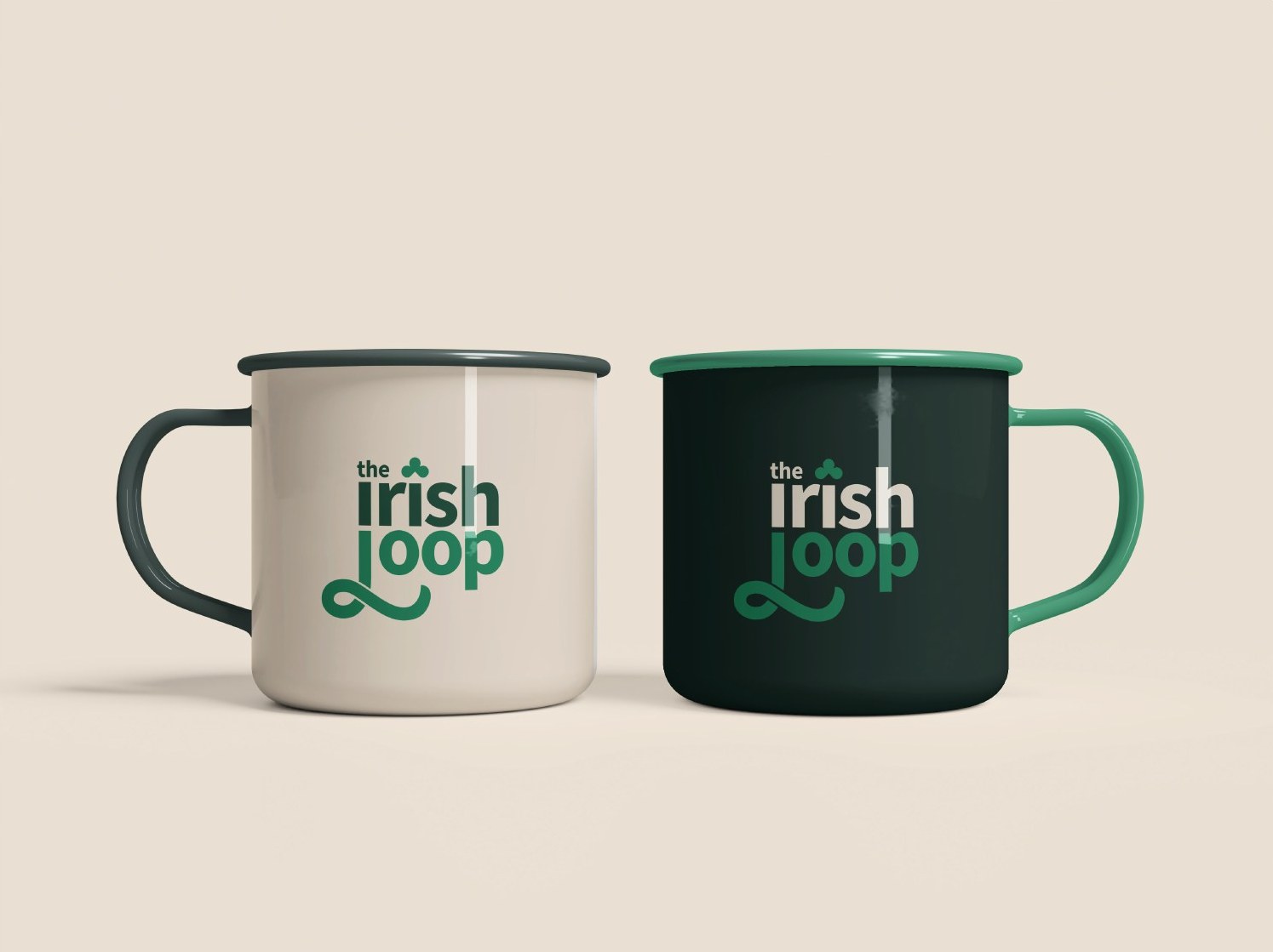 Enamel mugs