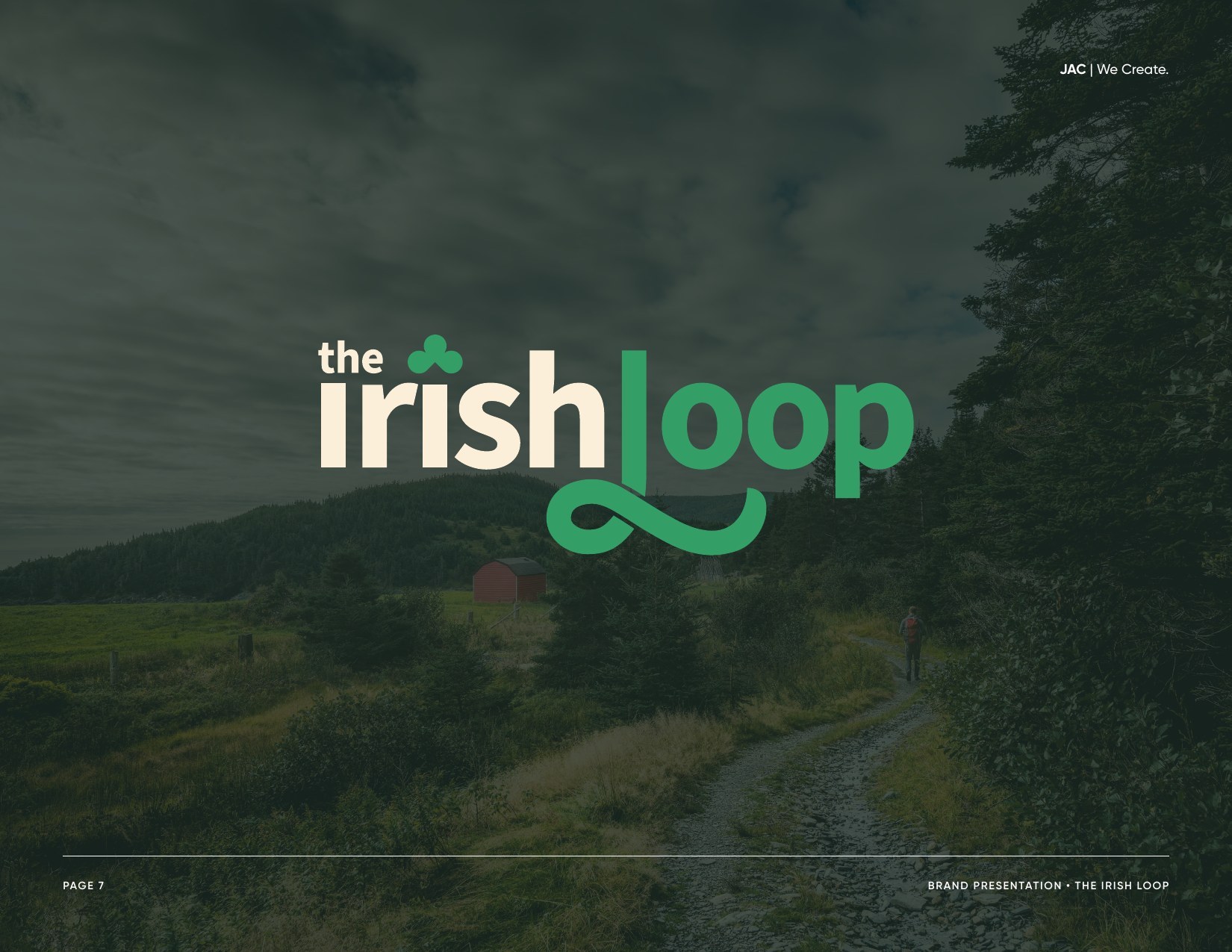 Logo in the landscape
